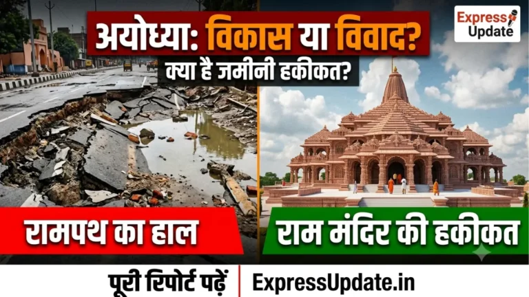 अयोध्या रामपथ विवाद: क्या है बुनियादी ढांचे की जमीनी हकीकत?