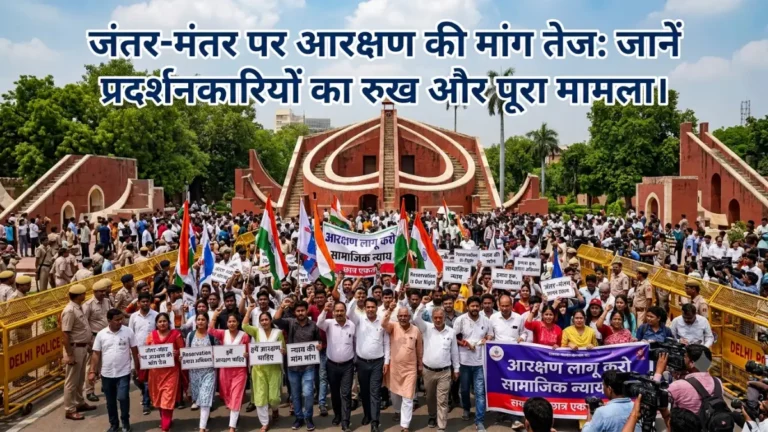 जंतर-मंतर पर आरक्षण की मांग तेज जानें 5 मुख्य मांगें
