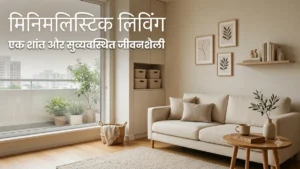 मिनिमलिस्टिक लिविंग और क्लटर-फ्री स्पेस (Minimalist Living)