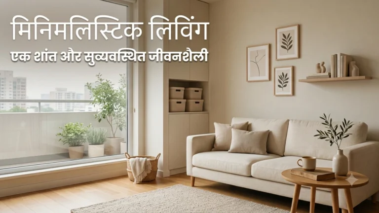 मिनिमलिस्टिक लिविंग और क्लटर-फ्री स्पेस (Minimalist Living)