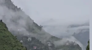 Landslide and rain damage dozens of houses in J&K