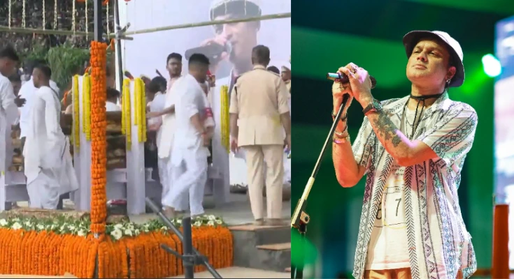 संगीत के दिग्गज को अश्रुपूर्ण विदाई साथ बहन ने दी चिता को मुखाग्नि