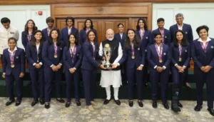 Women's Cup winning team welcomed at PM's residence