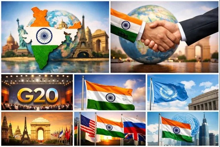 आज की विदेश नीति भारत की वैश्विक भूमिका और प्राथमिकताएँ