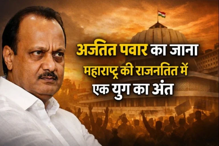 अजित पवार का जाना महाराष्ट्र की राजनीति में एक युग का अंत