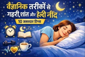 रात को अच्छी नींद कैसे आए? — 10 साइंटिफिक टिप्स