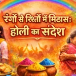 रंगों से रिश्तों में मिठास: होली जीवन मूल्यों से जुड़ा संदेश