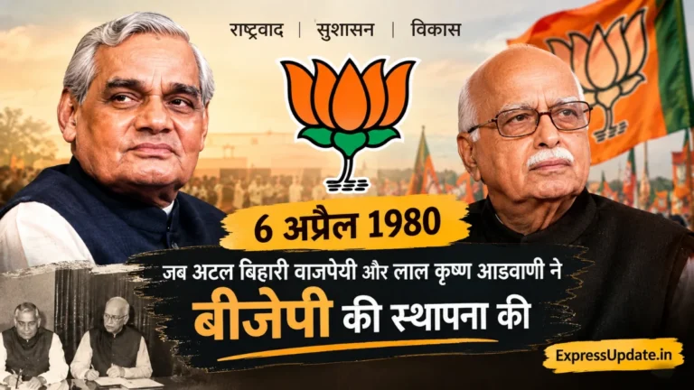 बीजेपी का स्थापना दिवस जानें 2 सीटों से दुनिया की सबसे बड़ी पार्टी