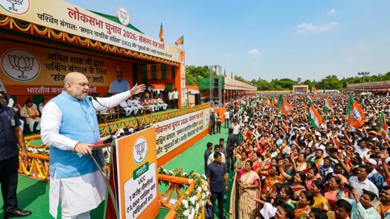 लोकसभा चुनाव बीजेपी का ‘संकल्प पत्र’ जारी 5 बड़ी गारंटियाँ