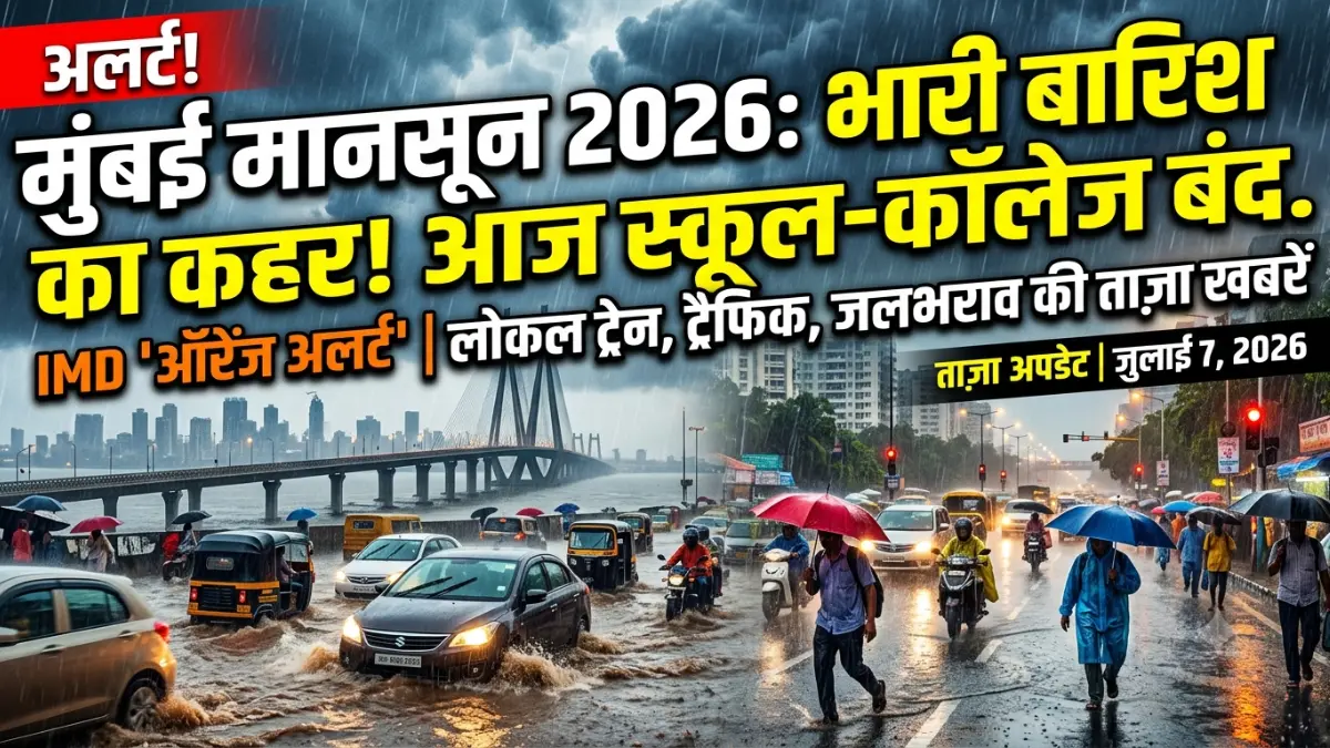 red-alert-due-to-heavy-rain-in-mumbai-flooded