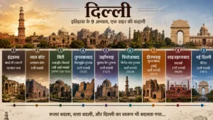 दिल्ली कितनी बार बसी और उजड़ी? इंद्रप्रस्थ से New Delhi तक दिल्ली कितनी बार बसी और उजड़ी? इंद्रप्रस्थ से New Delhi तक