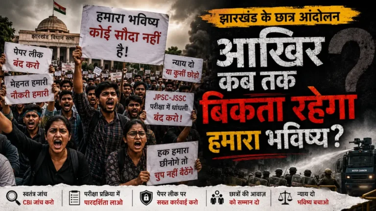 छात्रों का सवाल: आखिर कब तक बिकता रहेगा हमारा भविष्य?