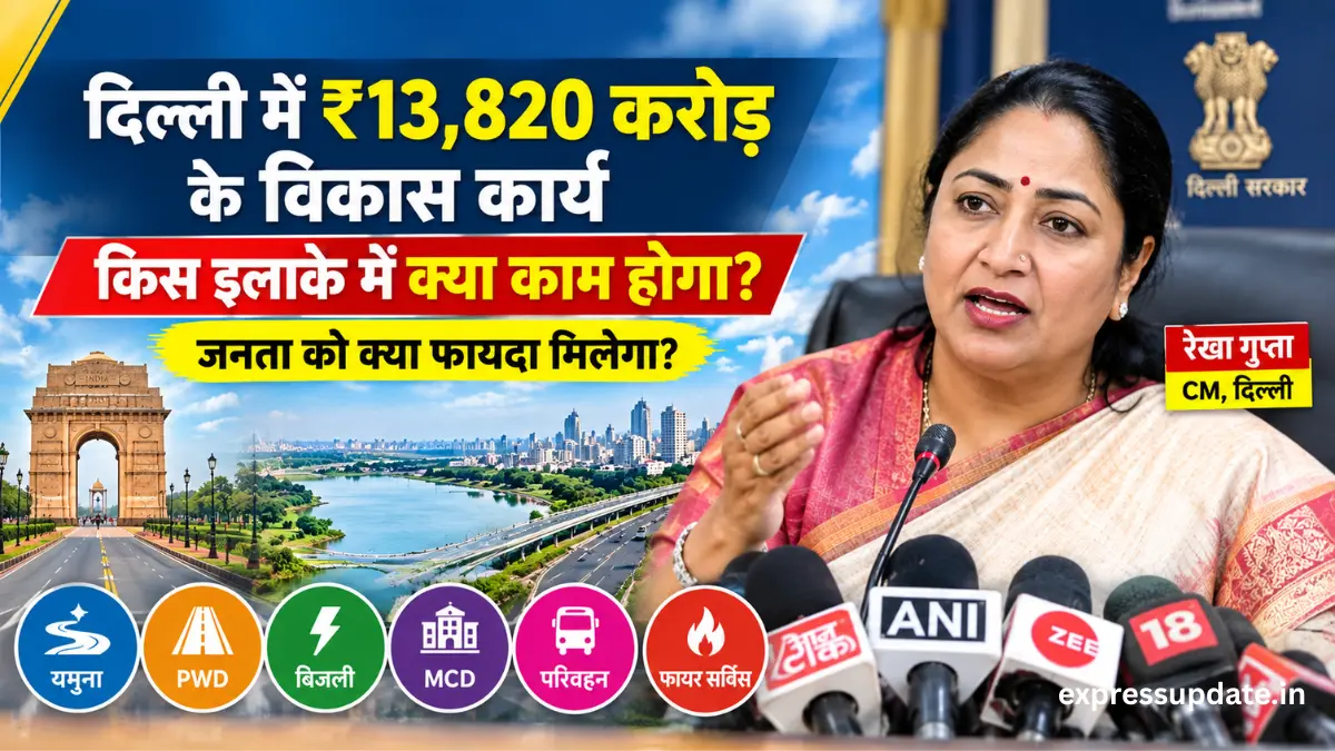 दिल्ली में करोड़ों का विकास कार्य किस delhi-13820-crore-development-works