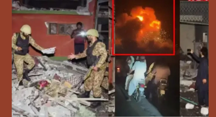 Video of army attacking terrorist hideouts came