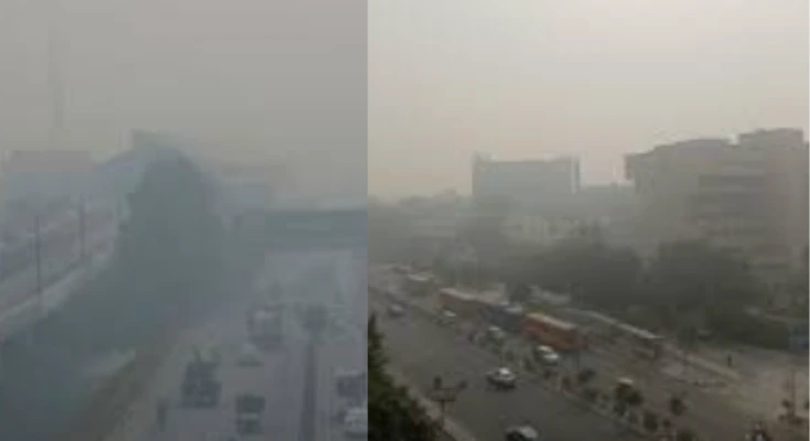जहांगीरपुरी में हवा गुणवत्ता बेहद खराब AQI 498 दर्ज किया गया